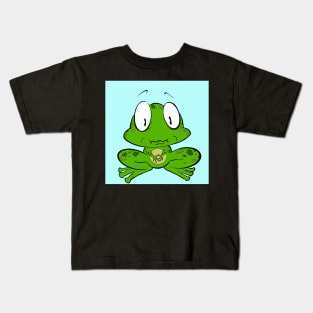 Tentative Toad w/ background Kids T-Shirt